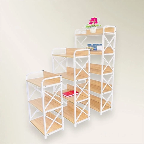 Kệ giày 6 tầng gỗ thông tự nhiên rộng 50cm